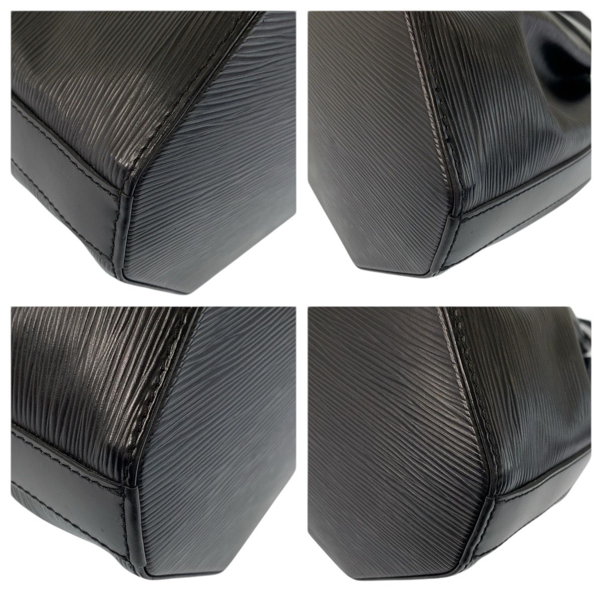 Louis Vuitton Epi Sac Depot PM Black Leather Shoulder Bag — view 4