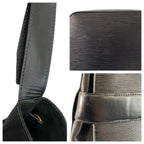 Louis Vuitton Epi Sac Depot PM Black Leather Shoulder Bag — view 6