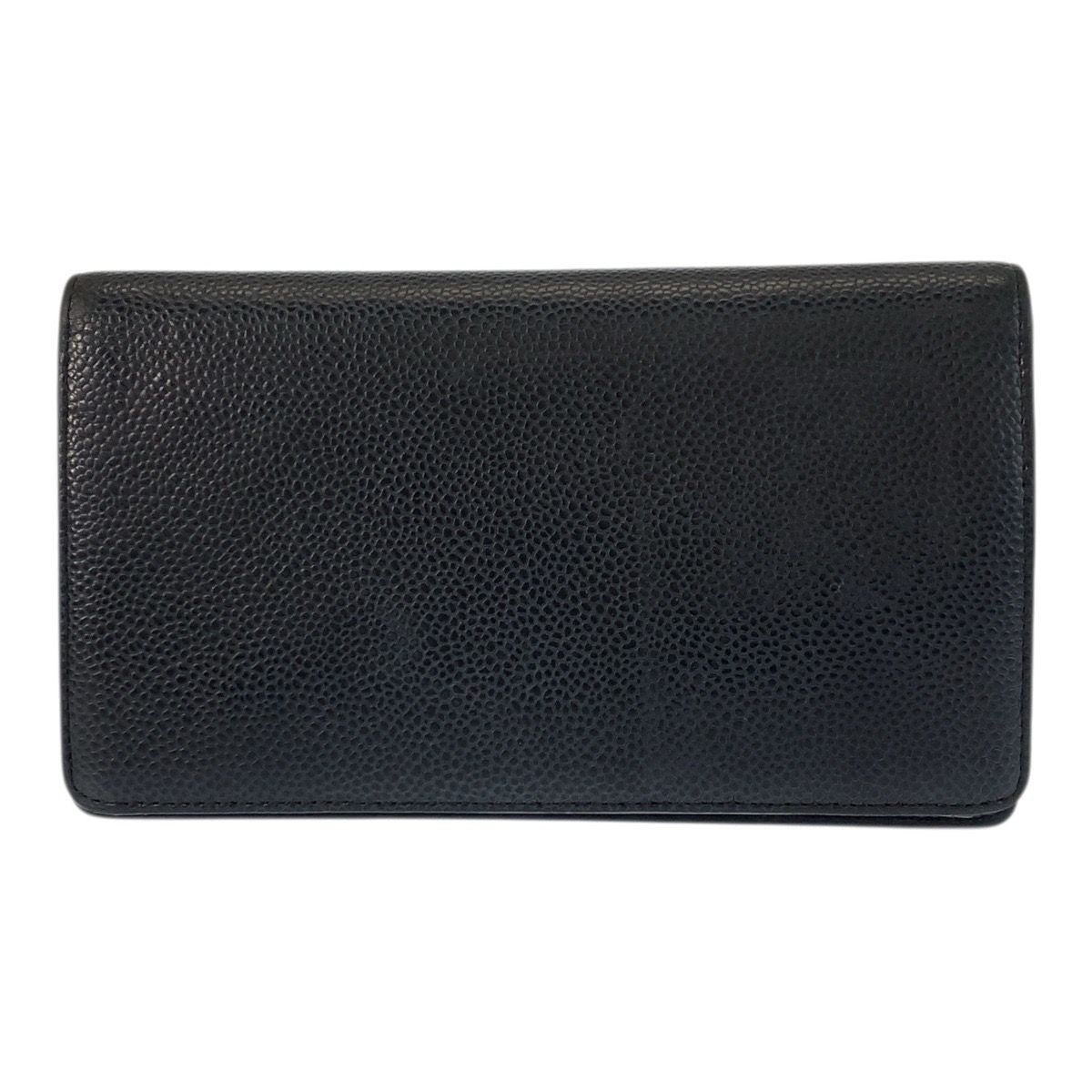 Chanel CC Logo Black Leather Wallet — view 2