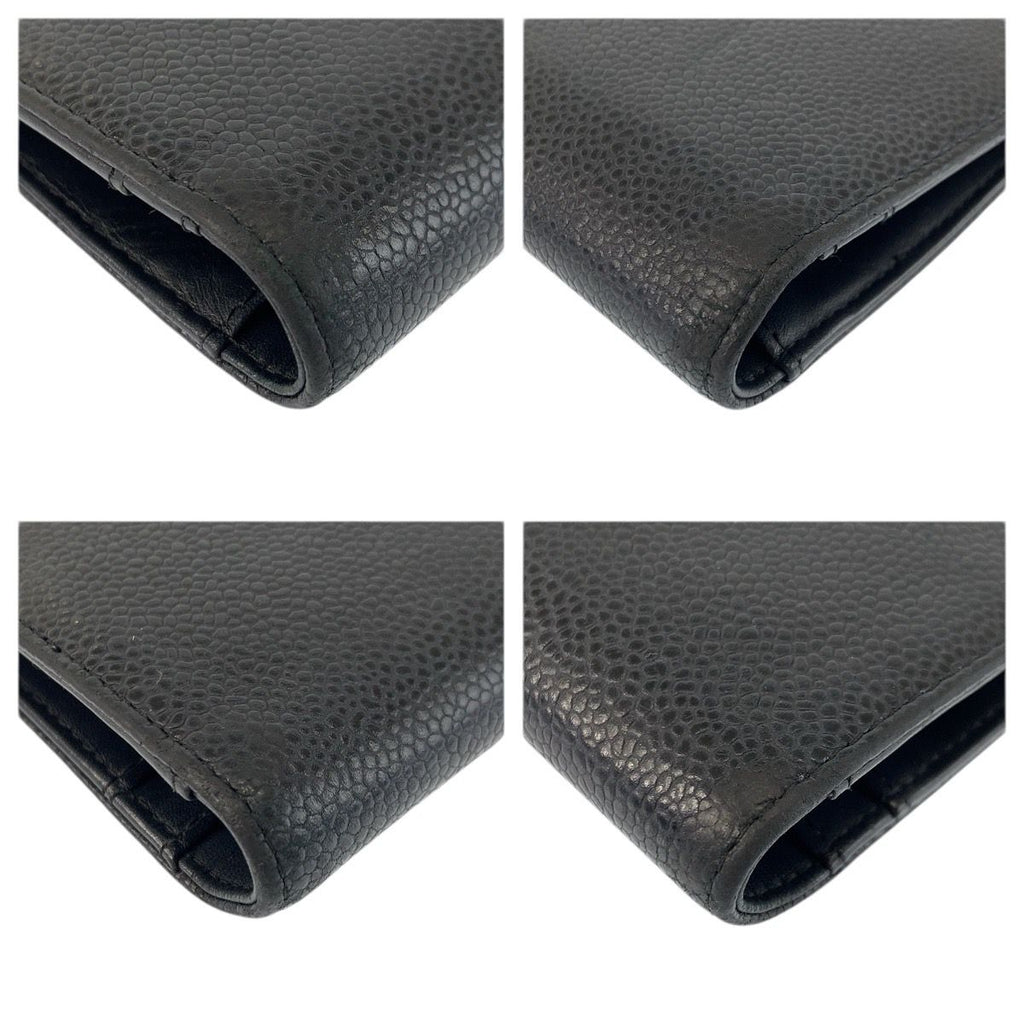 Chanel CC Logo Black Leather Wallet — view 8