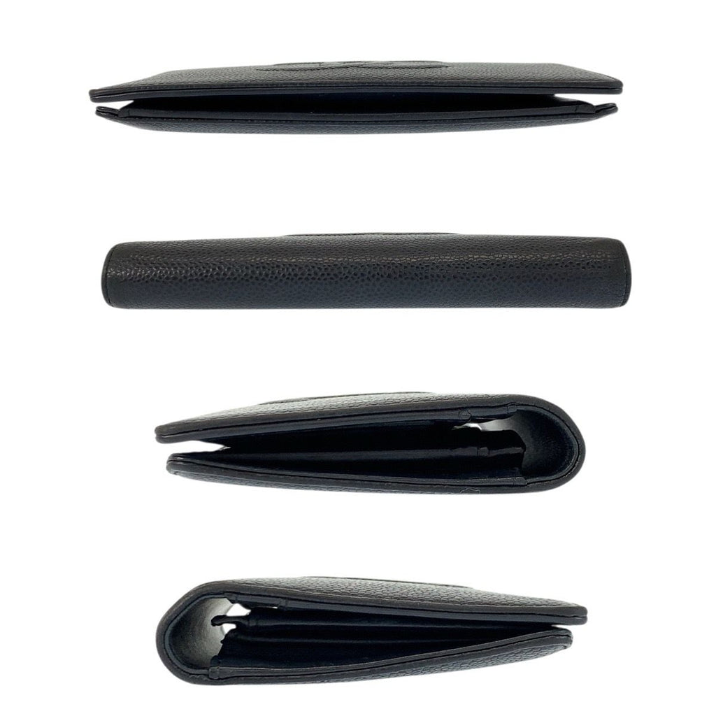Chanel CC Logo Black Leather Wallet — view 9