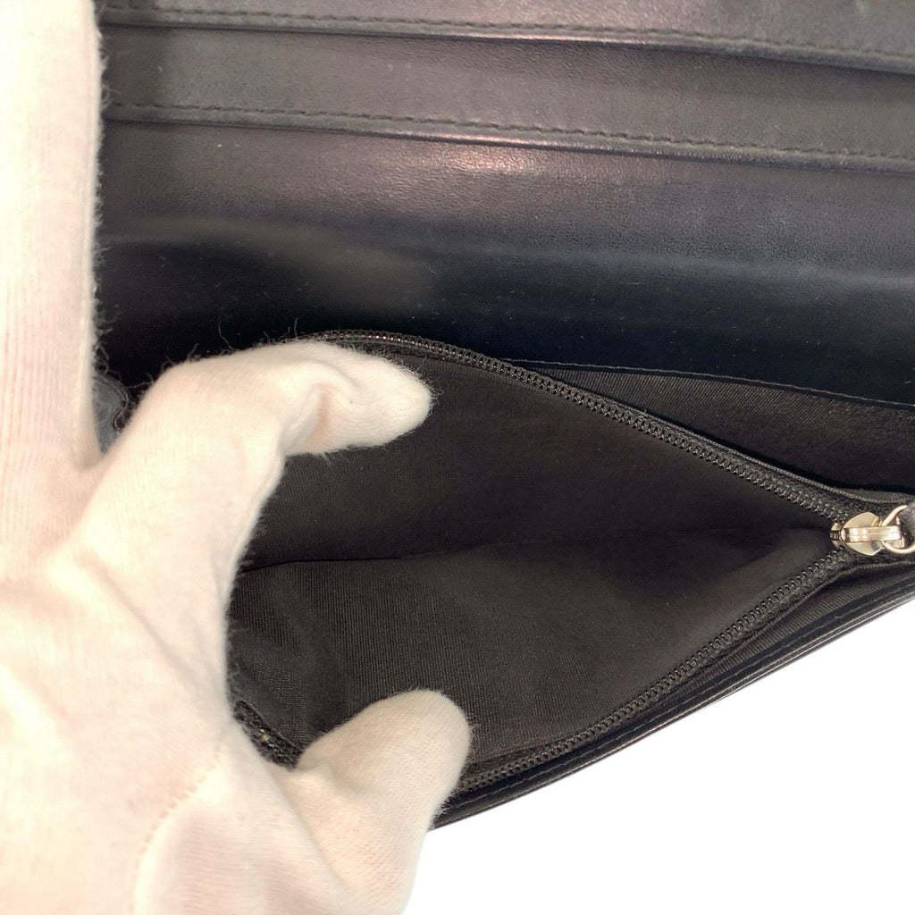 Chanel CC Logo Black Leather Wallet — view 5