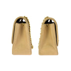 Chanel Vintage Diana Quilted Beige Gold Lambskin Chain Shoulder Bag — view 8