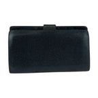 Chanel Vintage CC Logo Purse Black Gold Leather Wallet — view 2
