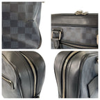 Louis Vuitton Damier Ecobalt Porto Document Man Business Black Briefcase Handbag — view 5