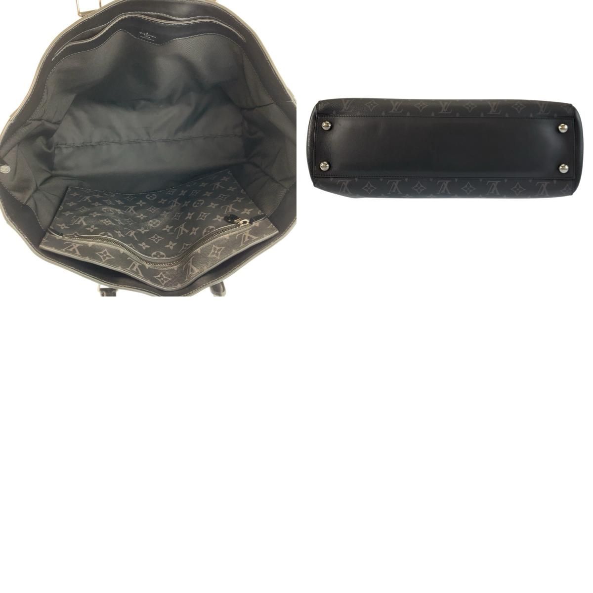 Louis Vuitton Monogram Eclipse Grand Sac Black Business Tote — view 9