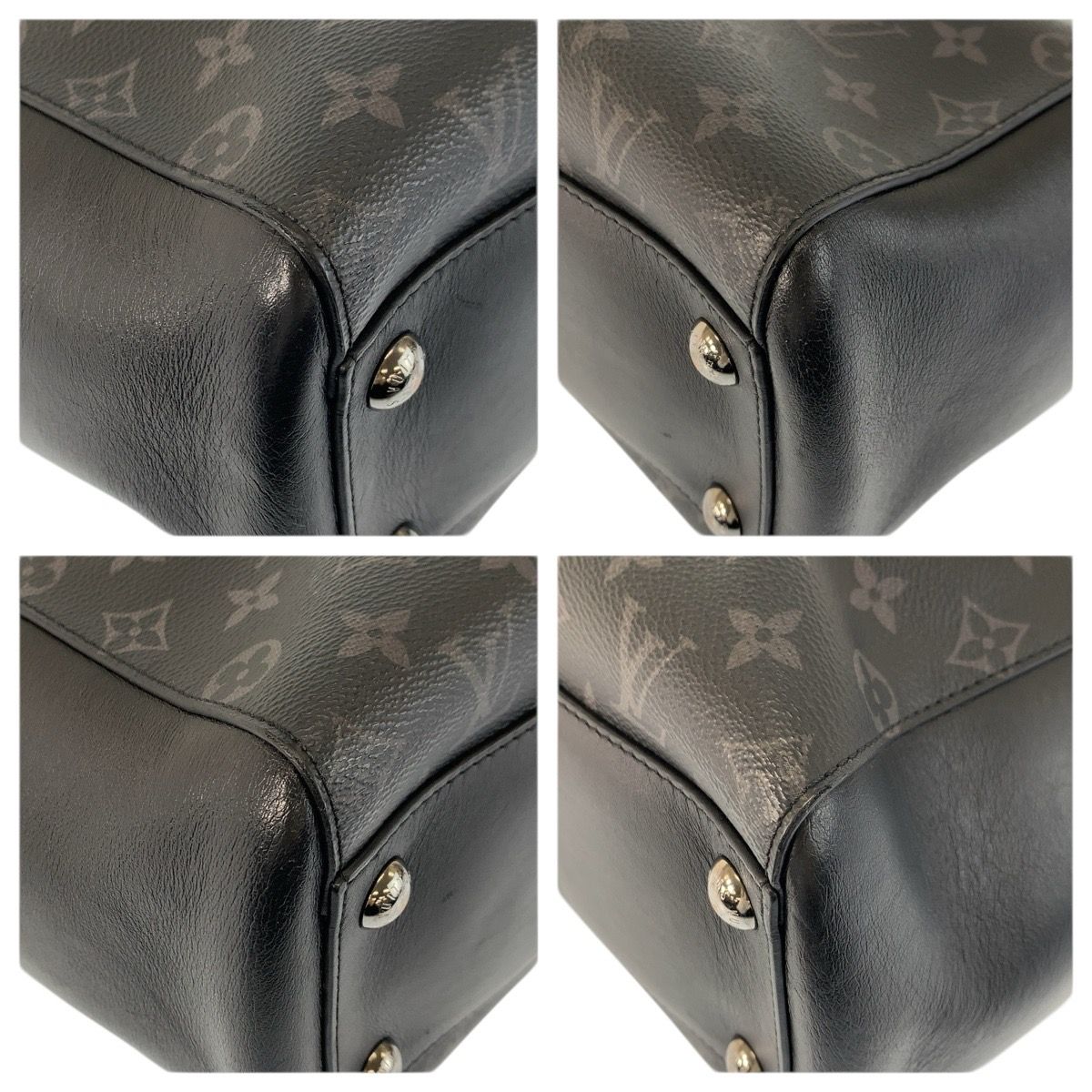 Louis Vuitton Monogram Eclipse Grand Sac Black Business Tote — view 4