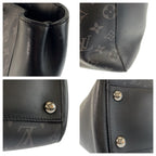 Louis Vuitton Monogram Eclipse Grand Sac Black Business Tote — view 5