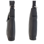 Gucci Interlocking Black Silver Leather Shoulder Bag — view 7