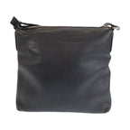 Gucci Interlocking Black Silver Leather Shoulder Bag — view 2