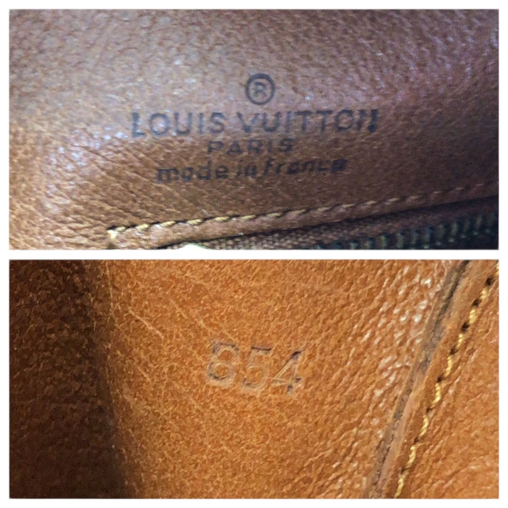 Louis Vuitton Monogram Sac Weekend Brown Gold Leather Tote — view 4