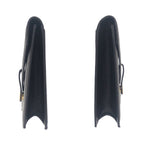 Saint Laurent Yves Vintage YSL Black Leather Clutch — view 6