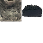 Prada Tessuto Black Silver Nylon Leather Backpack — view 9