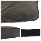 Prada Tessuto Black Silver Nylon Shoulder Bag Pochette — view 6