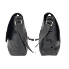 Gucci Guccissima Dark Brown Silver Leather Shoulder Bag — view 8