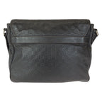 Gucci Guccissima Dark Brown Silver Leather Shoulder Bag — view 2