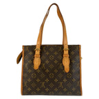 Louis Vuitton Monogram Popincourt Brown Gold Tote — view 2