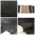 Gucci Black Silver GG Canvas Leather 018 Belt Bag Waist Pouch — view 4