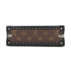 Louis Vuitton Shoulder Bag Monogram Macassar Clutch Box Black — view 3