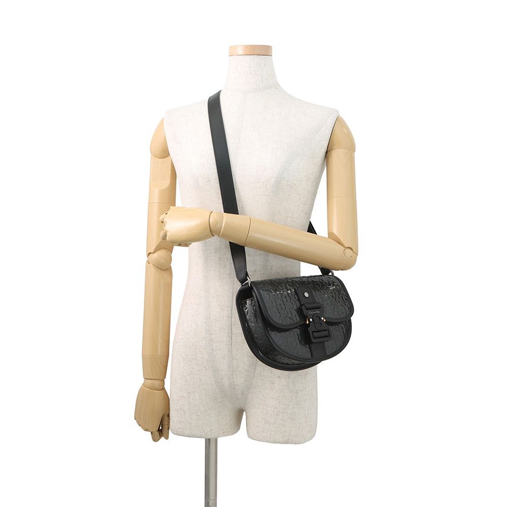 Dior Shoulder Bag Gallop Mini Patent Black — view 4