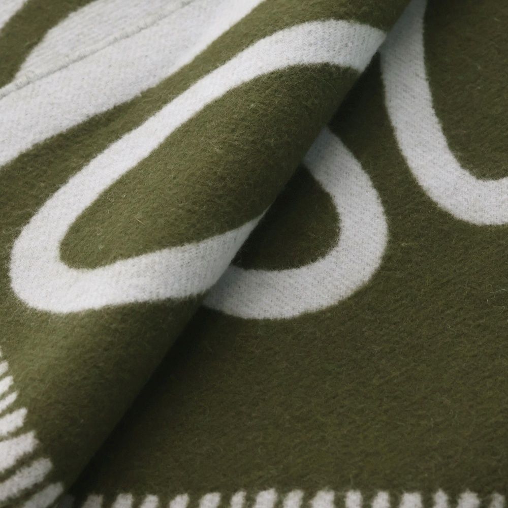 Loewe Logo Leather Patch Side Edge Two Scarf — view 5