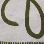 Loewe Logo Leather Patch Side Edge Two Scarf — view 2