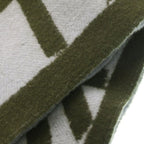 Loewe Logo Leather Patch Side Edge Two Scarf — view 6