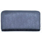 Dior Oblique Galaxy Round Zip Wallet Black — view 2