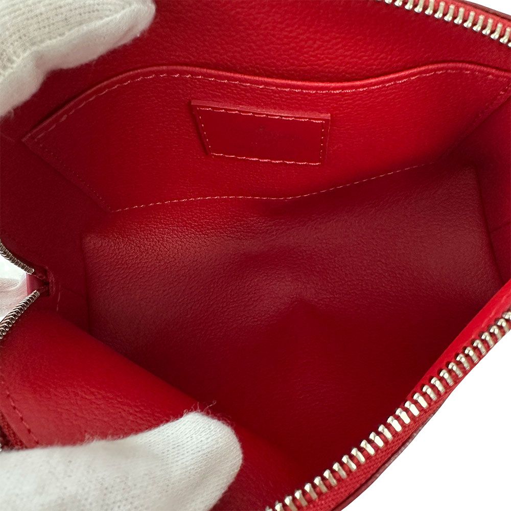 Louis Vuitton Pouch Makeup Epi Leather Pochette Cosmetic Castilian Red — view 9