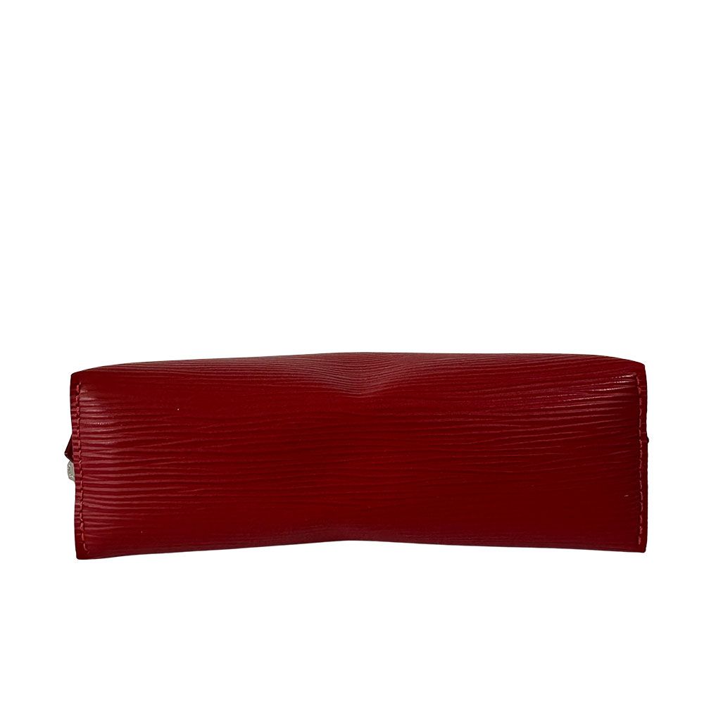 Louis Vuitton Pouch Makeup Epi Leather Pochette Cosmetic Castilian Red — view 3