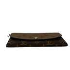 Louis Vuitton Wallet Monogram Reverse Canvas Portefeuille Emily Brown Beige — view 3