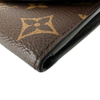 Louis Vuitton Wallet Monogram Reverse Canvas Portefeuille Emily Brown Beige — view 4