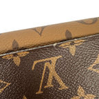Louis Vuitton Wallet Monogram Reverse Canvas Portefeuille Emily Brown Beige — view 7
