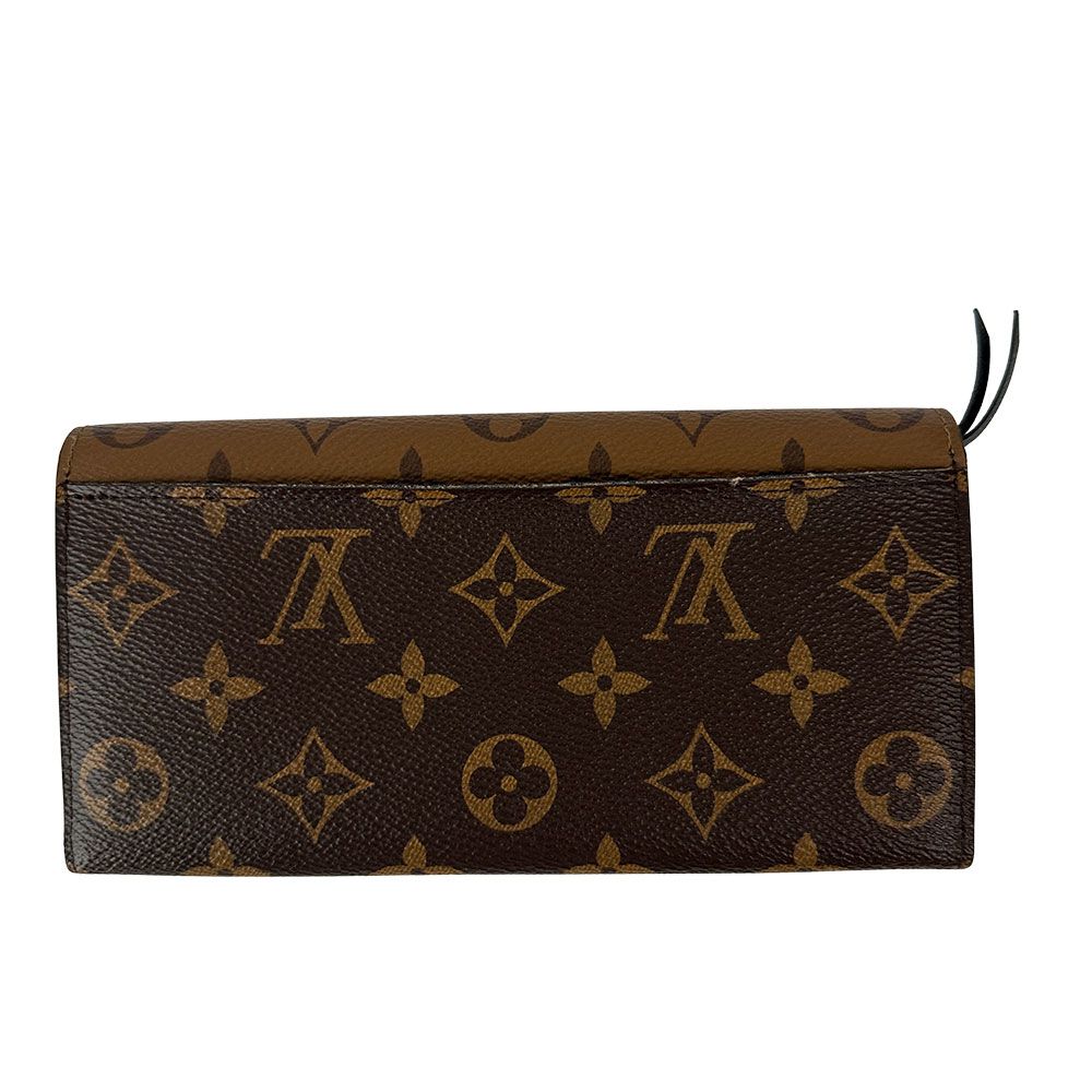 Louis Vuitton Wallet Monogram Reverse Canvas Portefeuille Emily Brown Beige — view 2