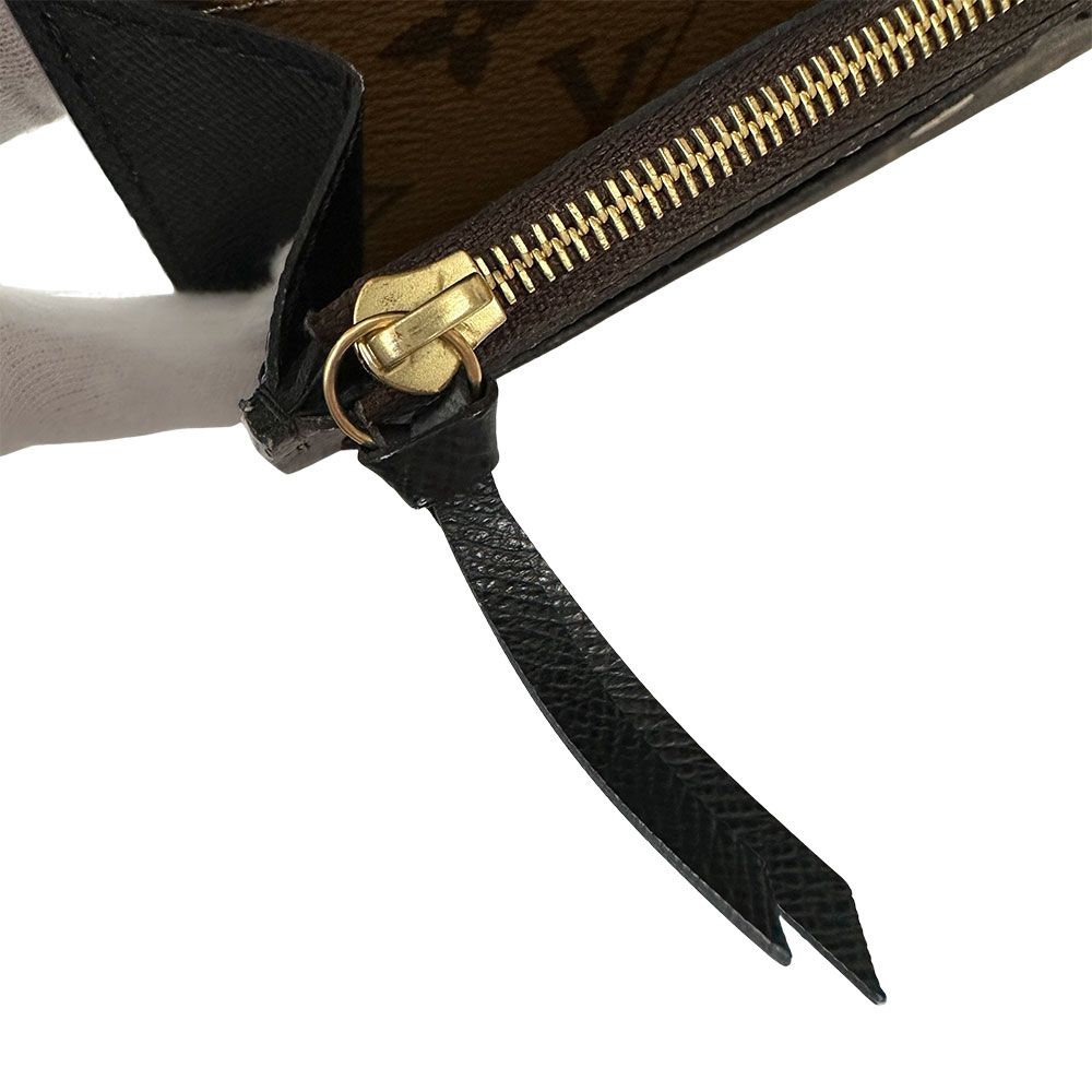 Louis Vuitton Wallet Monogram Reverse Canvas Portefeuille Emily Brown Beige — view 8