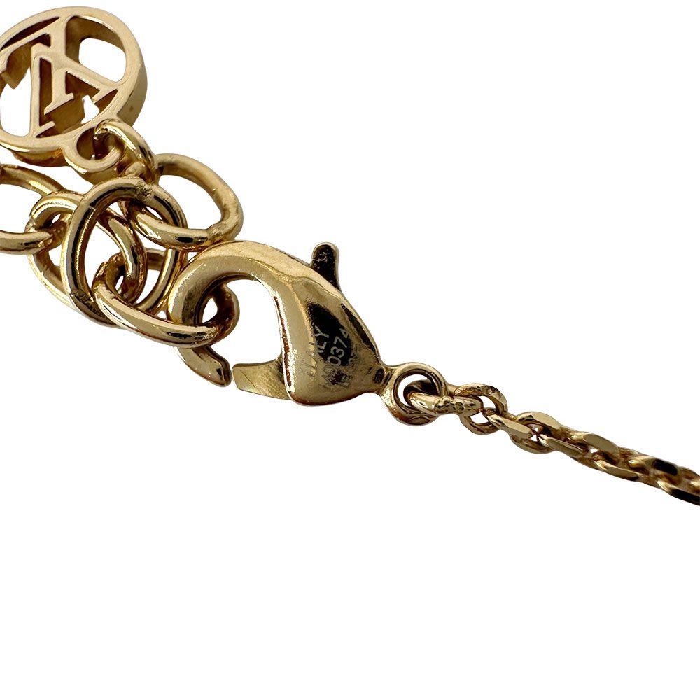 Louis Vuitton Bracelet Metal Rhinestone Petit Gold — view 4