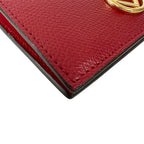 Fendi Wallet Efiz Bifold Leather Red Compact Mini — view 5