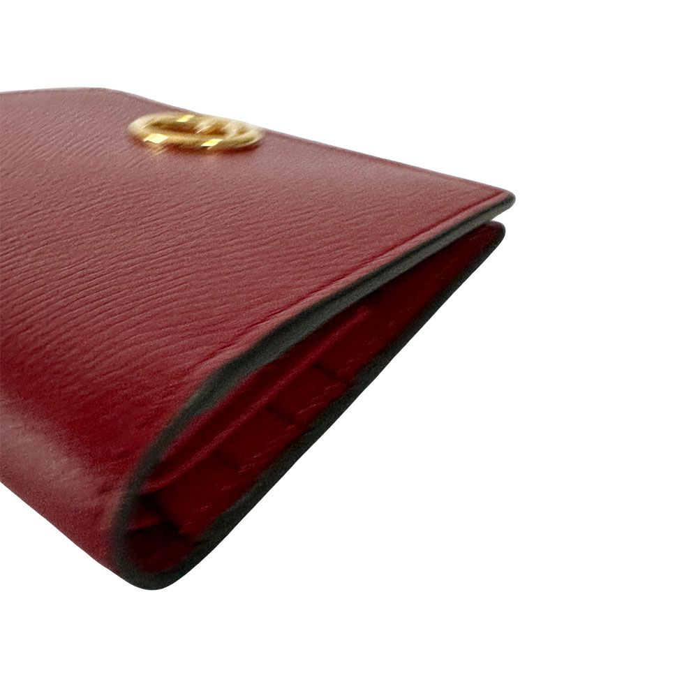 Fendi Wallet Efiz Bifold Leather Red Compact Mini — view 7