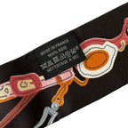 Hermes Scarf Twill Brides de Gala Silk Multicolor Pastel Color Individual Unique — view 7