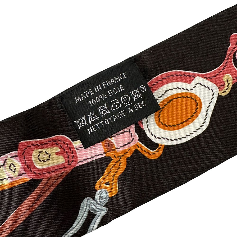Hermes Scarf Twill Brides de Gala Silk Multicolor Pastel Color Individual Unique — view 7