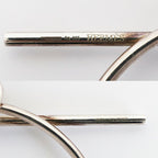 Hermes Earrings Loop MM Pair Silver — view 6