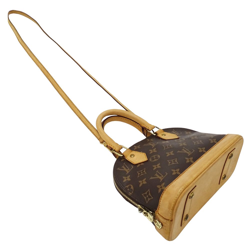 Louis Vuitton Monogram 2-Way Shoulder Bag Alma BB Brown — view 4