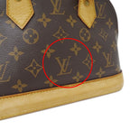 Louis Vuitton Monogram 2-Way Shoulder Bag Alma BB Brown — view 9
