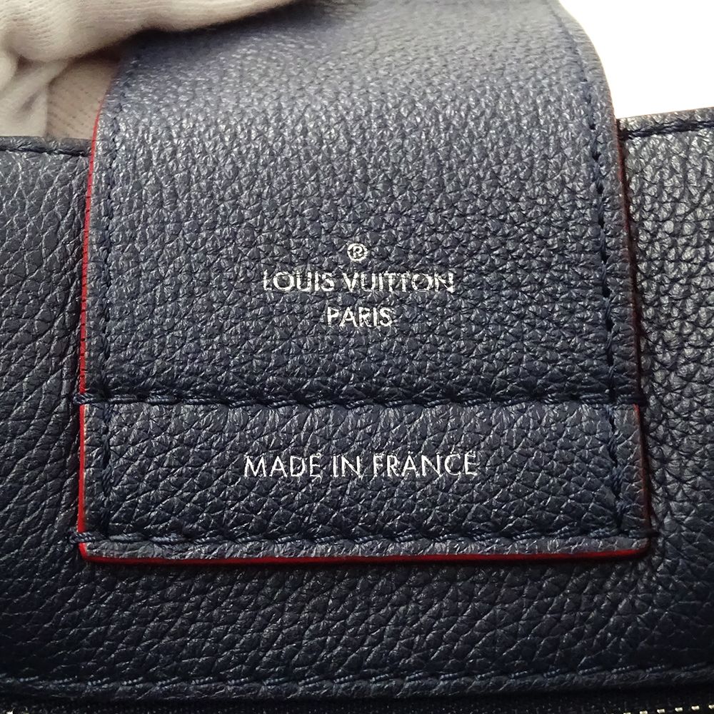 Louis Vuitton 2-Way Shoulder Bag Lockme de Leather Marine Navy Fashionable — view 6