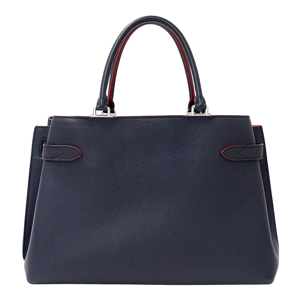 Louis Vuitton 2-Way Shoulder Bag Lockme de Leather Marine Navy Fashionable — view 2