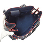 Louis Vuitton 2-Way Shoulder Bag Lockme de Leather Marine Navy Fashionable — view 5