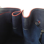 Louis Vuitton 2-Way Shoulder Bag Lockme de Leather Marine Navy Fashionable — view 8