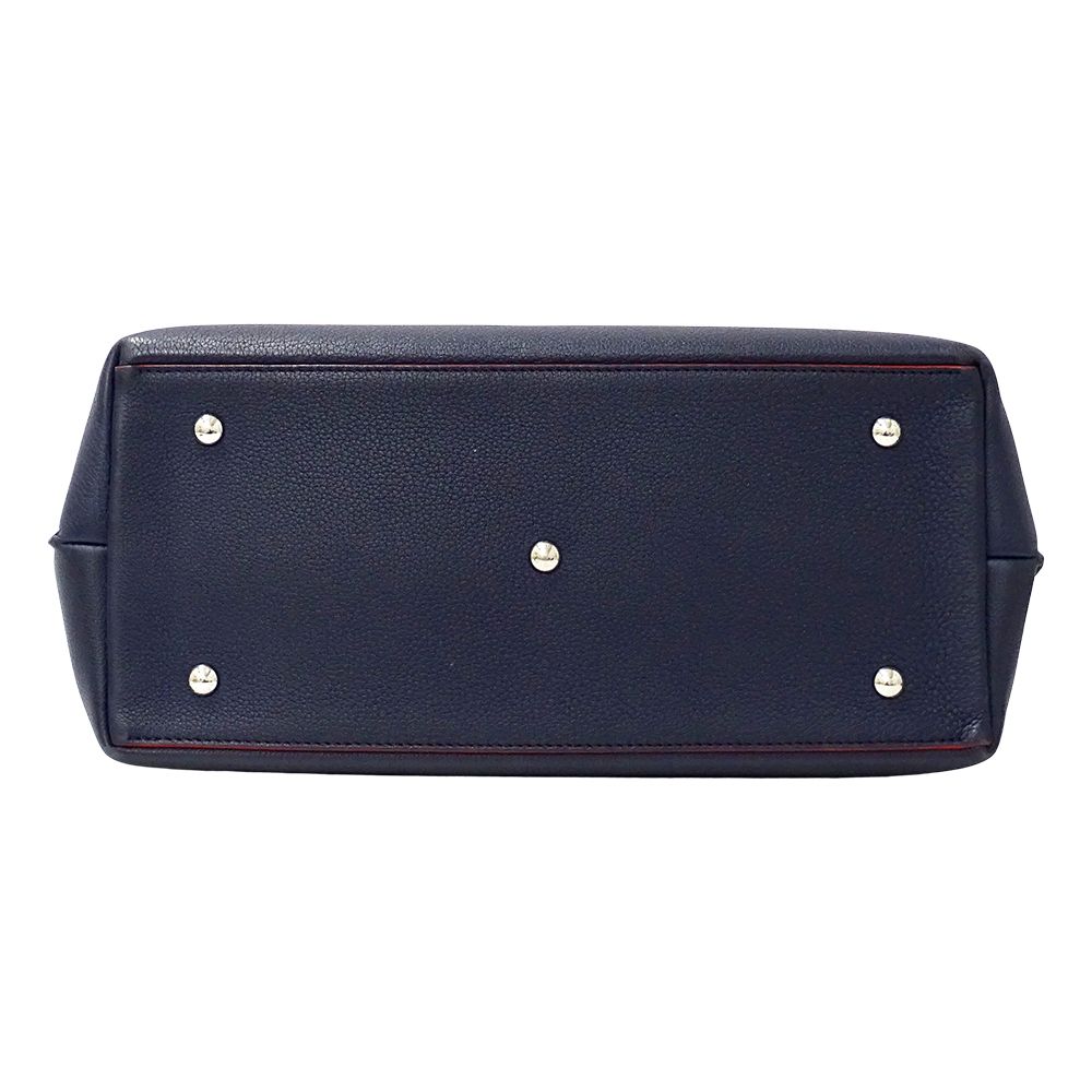 Louis Vuitton 2-Way Shoulder Bag Lockme de Leather Marine Navy Fashionable — view 3