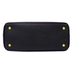 Prada 2-Way Shoulder Bag Galleria Large Saffiano Purple Black Logo Fashionable — view 3