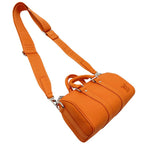Louis Vuitton 2-Way Shoulder Bag Aerogram Leather Keepall XS Volcano Orange — view 6